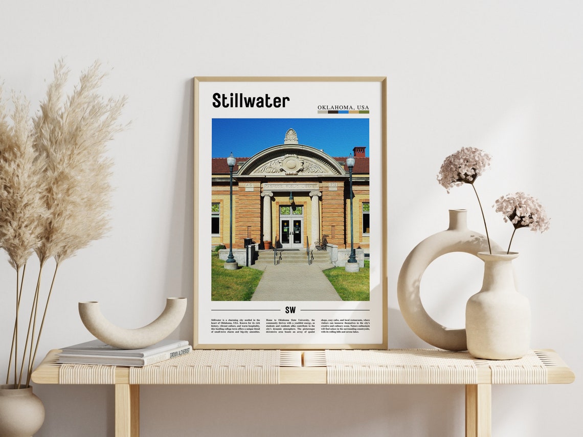 Stillwater Poster Stillwater Print Stillwater Wall Art United States Photo United States Poster United States Print Travel Poster - Image 3