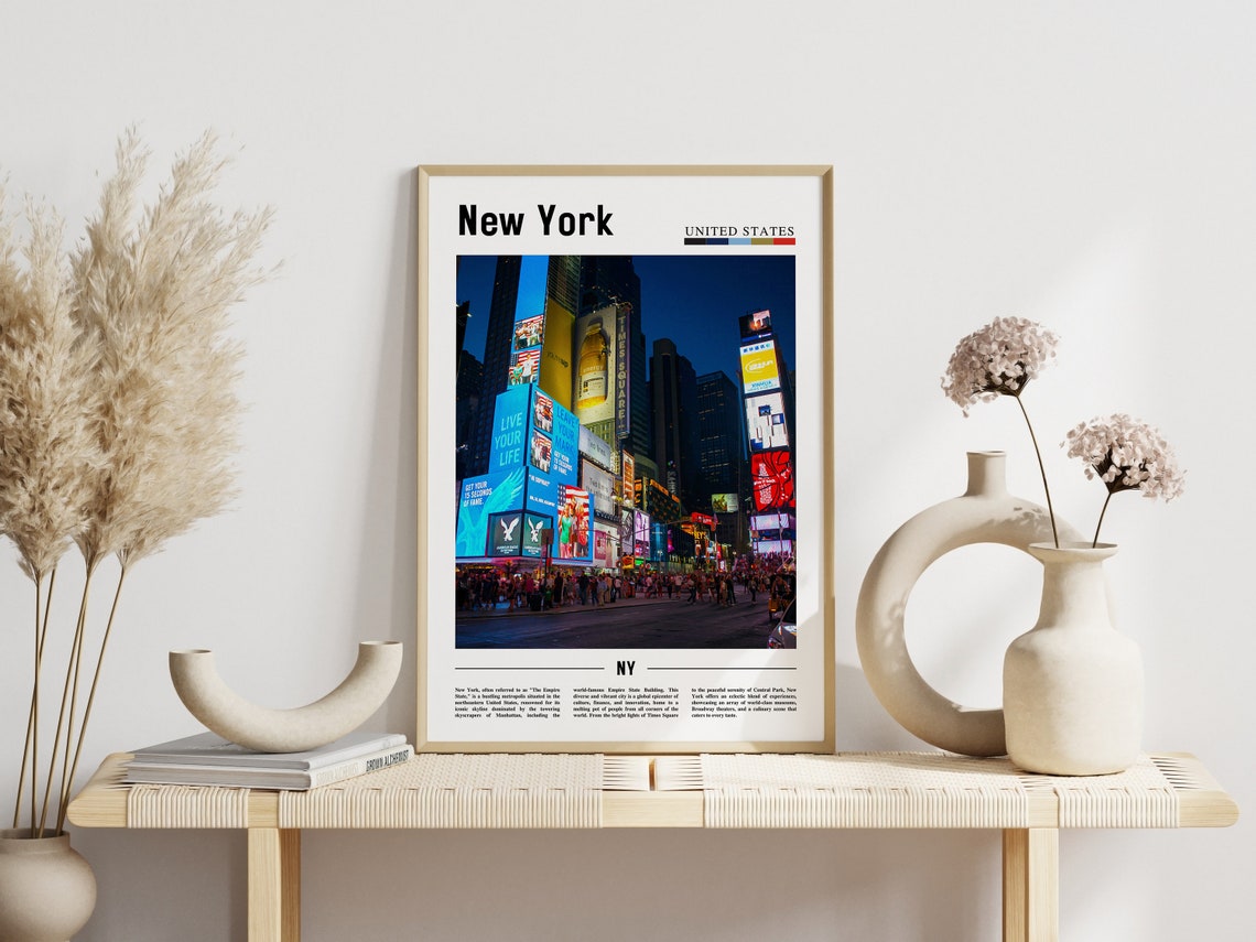 New York Poster New York Print New York Wall Art Ny Photo Ny Poster Ny Print New York Photo Travel Poster - Image 3