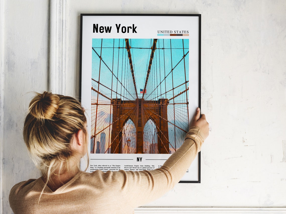 New York Poster New York Print New York Wall Art Ny Photo Ny Poster Ny Print New York Photo Travel Poster - Image 2