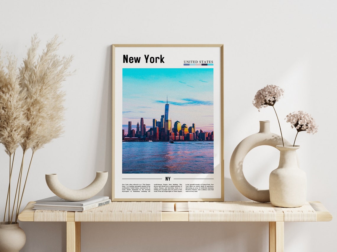 New York Poster New York Print New York Wall Art Ny Photo Ny Poster Ny Print New York Photo Travel Poster - Image 3