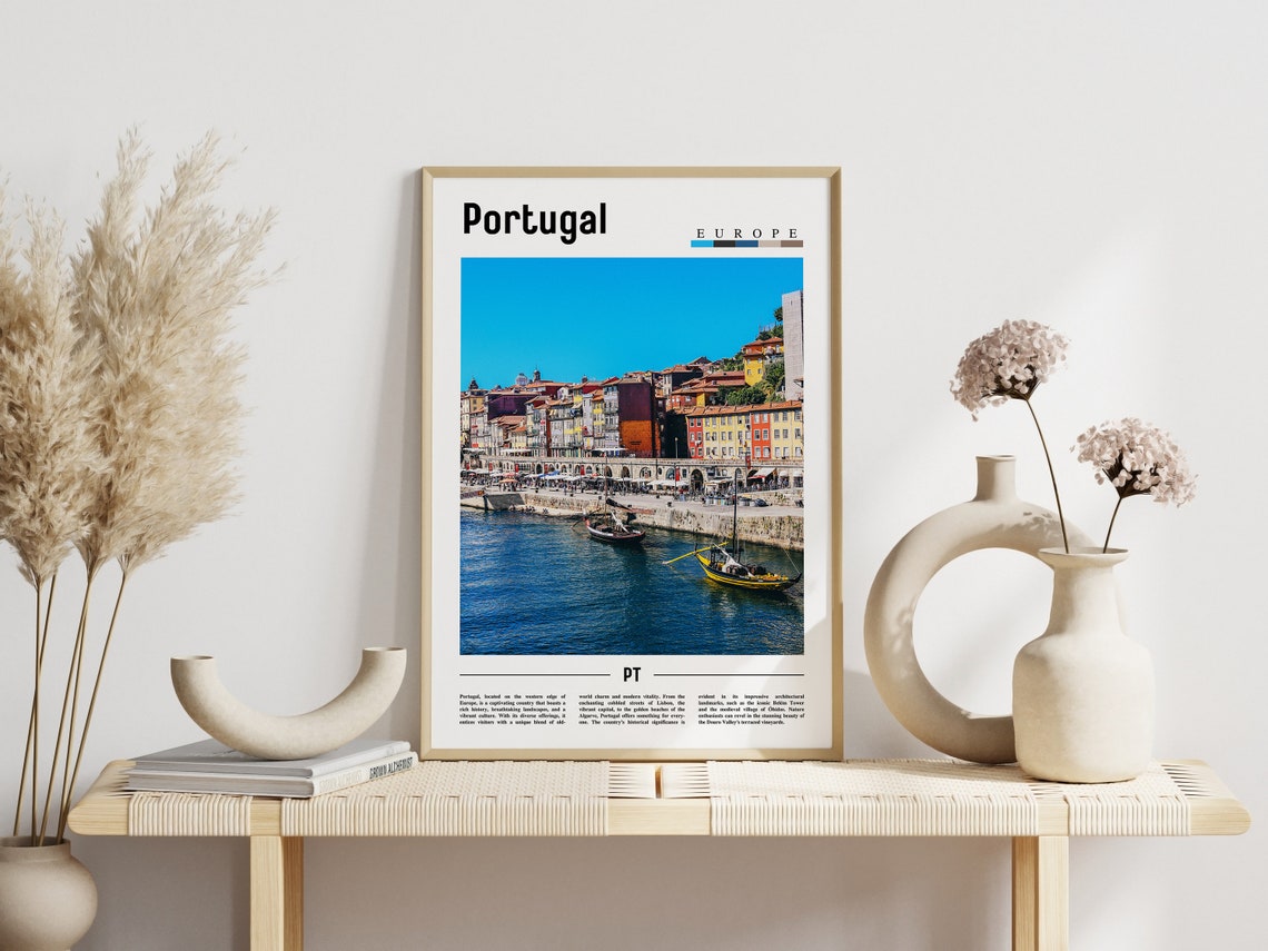 Portugal Poster Portugal Print Portugal Wall Art Europe Photo Europe Poster Europe Print Travel Poster - Image 3