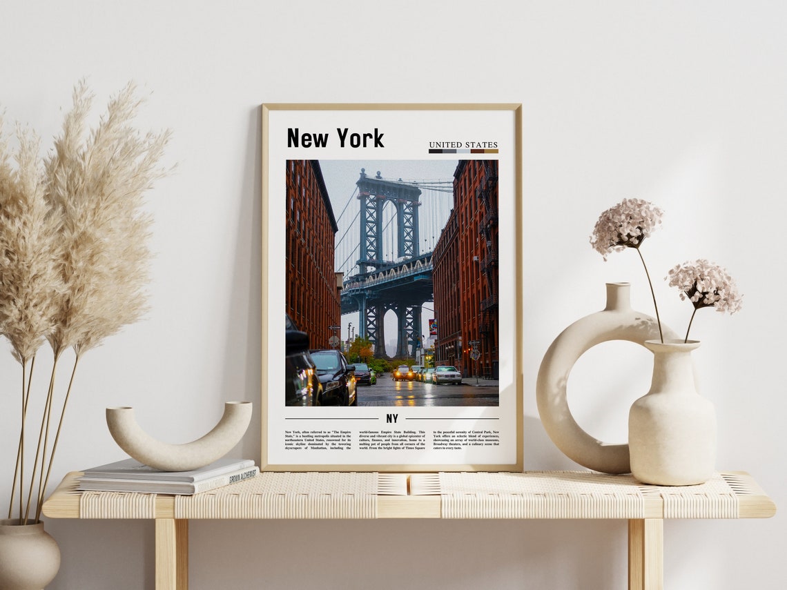 New York Poster New York Print New York Wall Art Ny Photo Ny Poster Ny Print New York Photo Travel Poster - Image 3