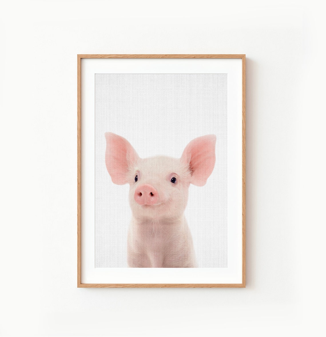Baby Pig Nursery Piglet Decor Art Print