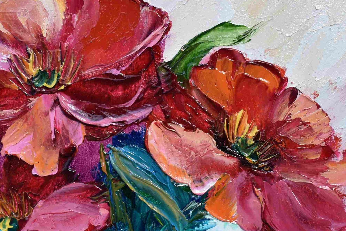 Wildflower Bouquet In Terracotta Vase On Windowsill Art Poster - Image 2