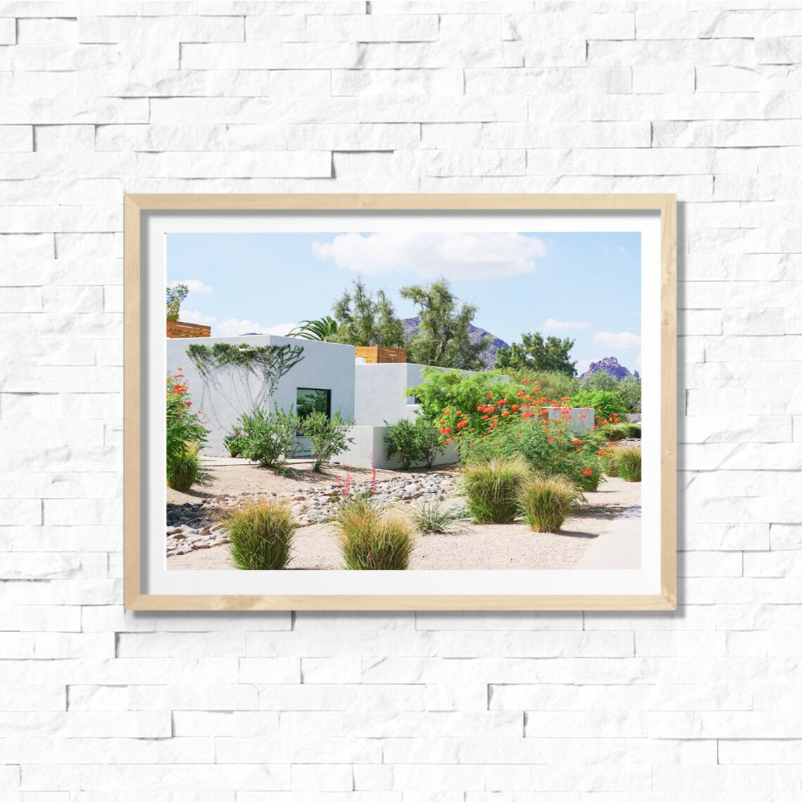 Arizona Wanderlust Desert Hotel, Instant Color Art Print