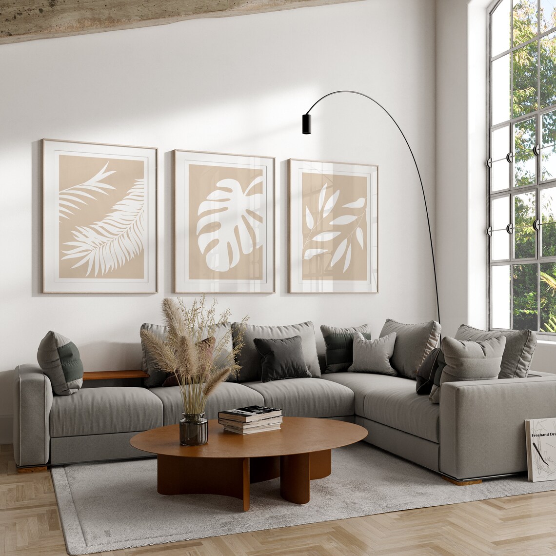 Boho Botanical Print, Tropical Palm Leaf Art - Image 2