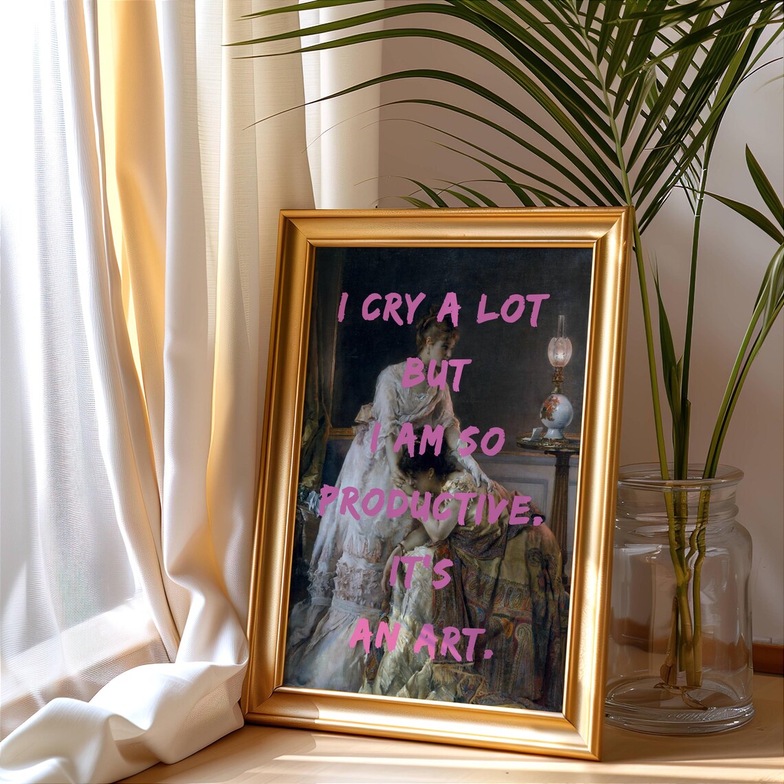 Altered Art Print, Quirky Vintage Coquette Decor - Image 5