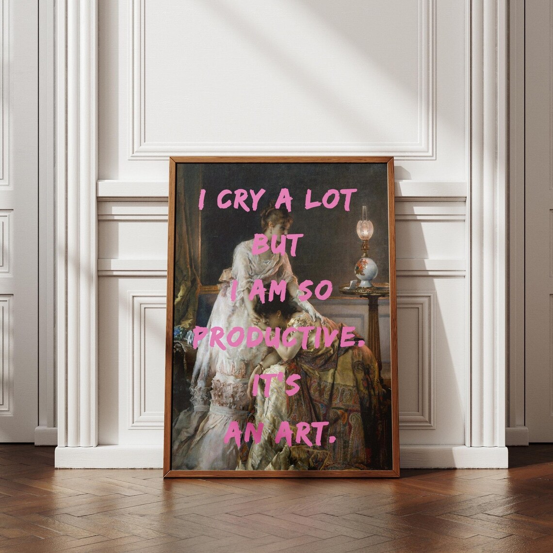 Altered Art Print, Quirky Vintage Coquette Decor - Image 3