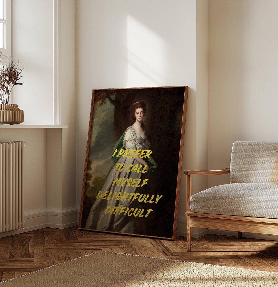 Altered Feminist Art Poster, Eclectic Maximalist Decor - Image 5