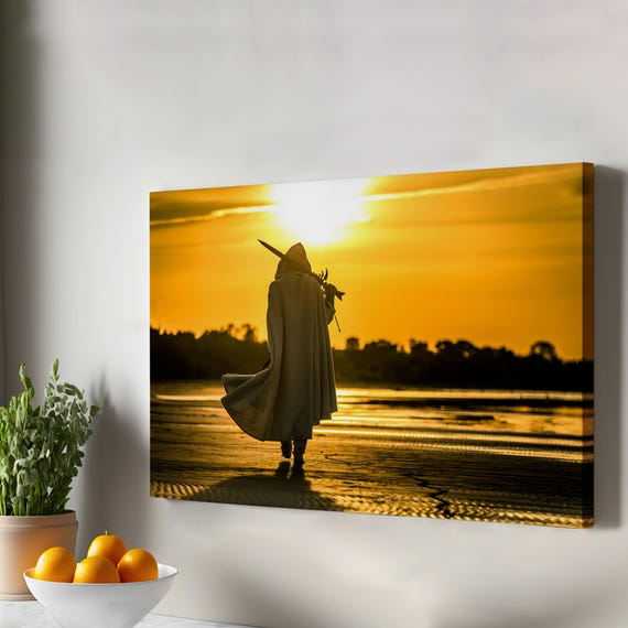 Assassin Decorative Canvas Wall Art Modern Decor Room Framed Housewarming Gifts