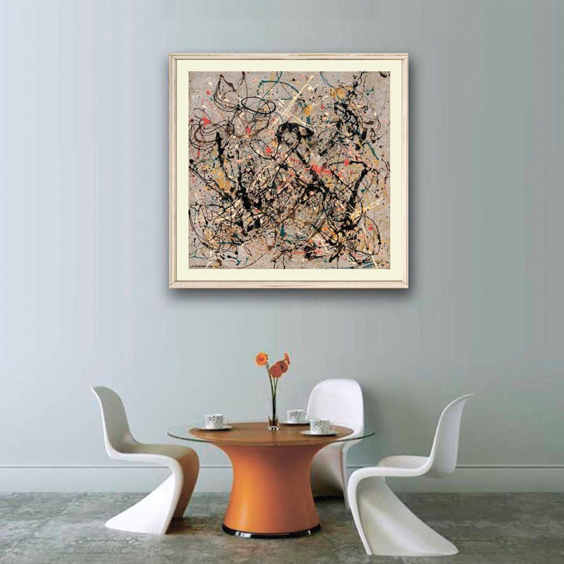 Jackson Pollock Drip Painting Abstract Expressionism Art Poster - Image 3