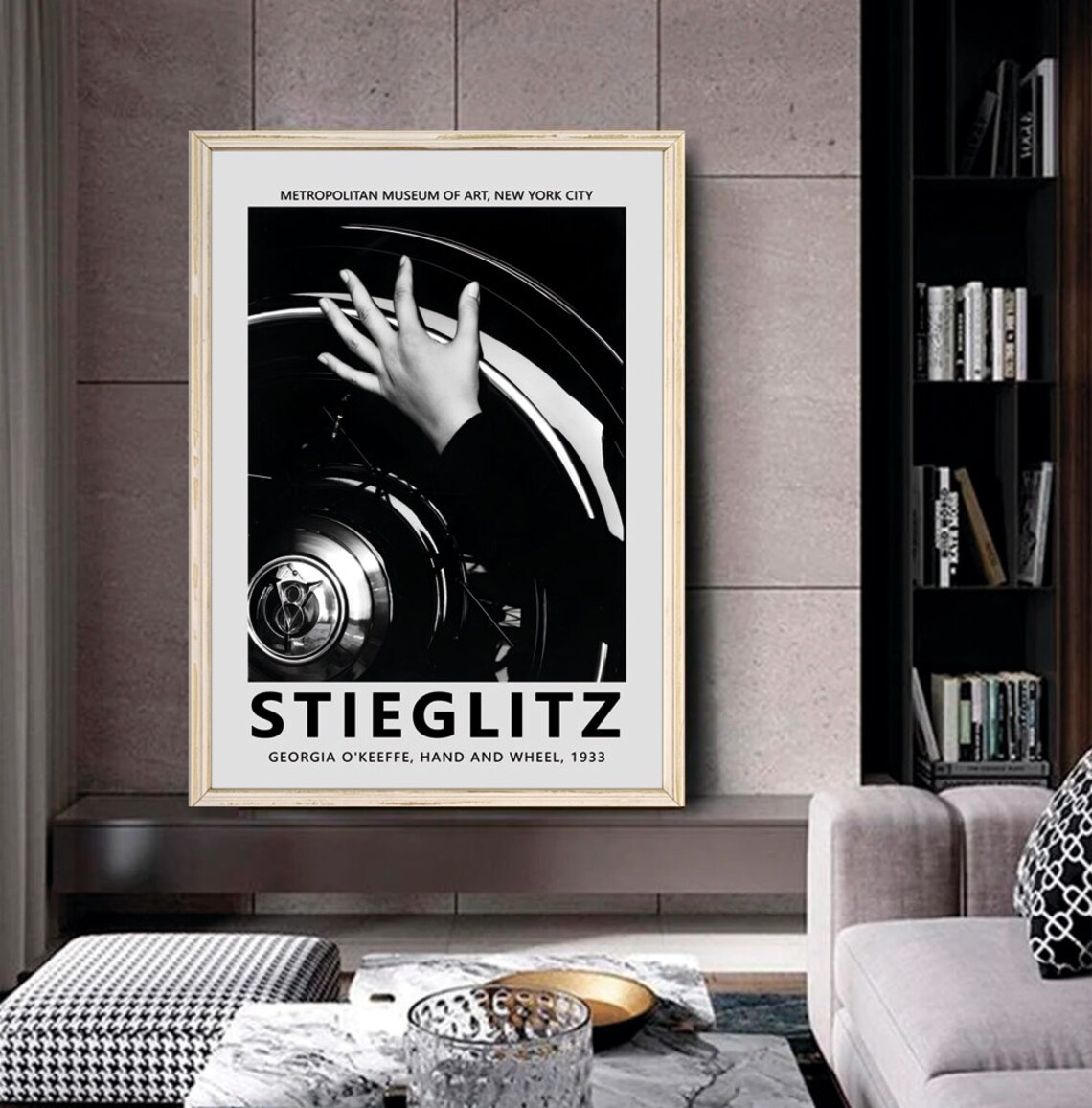 Alfred Stieglitz Hand and Wheel 1933 Photography Exhibition Poster - Image 2