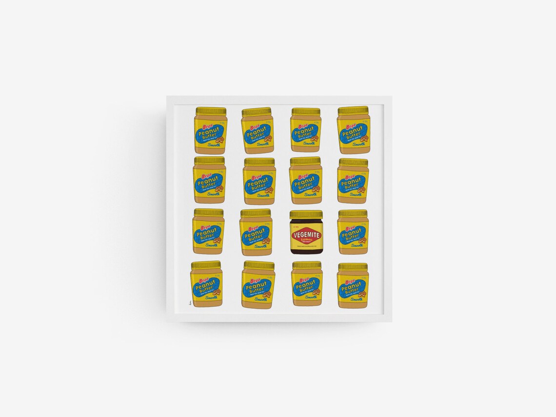 Stand Out From The Crowd, Australian Fun Art Print