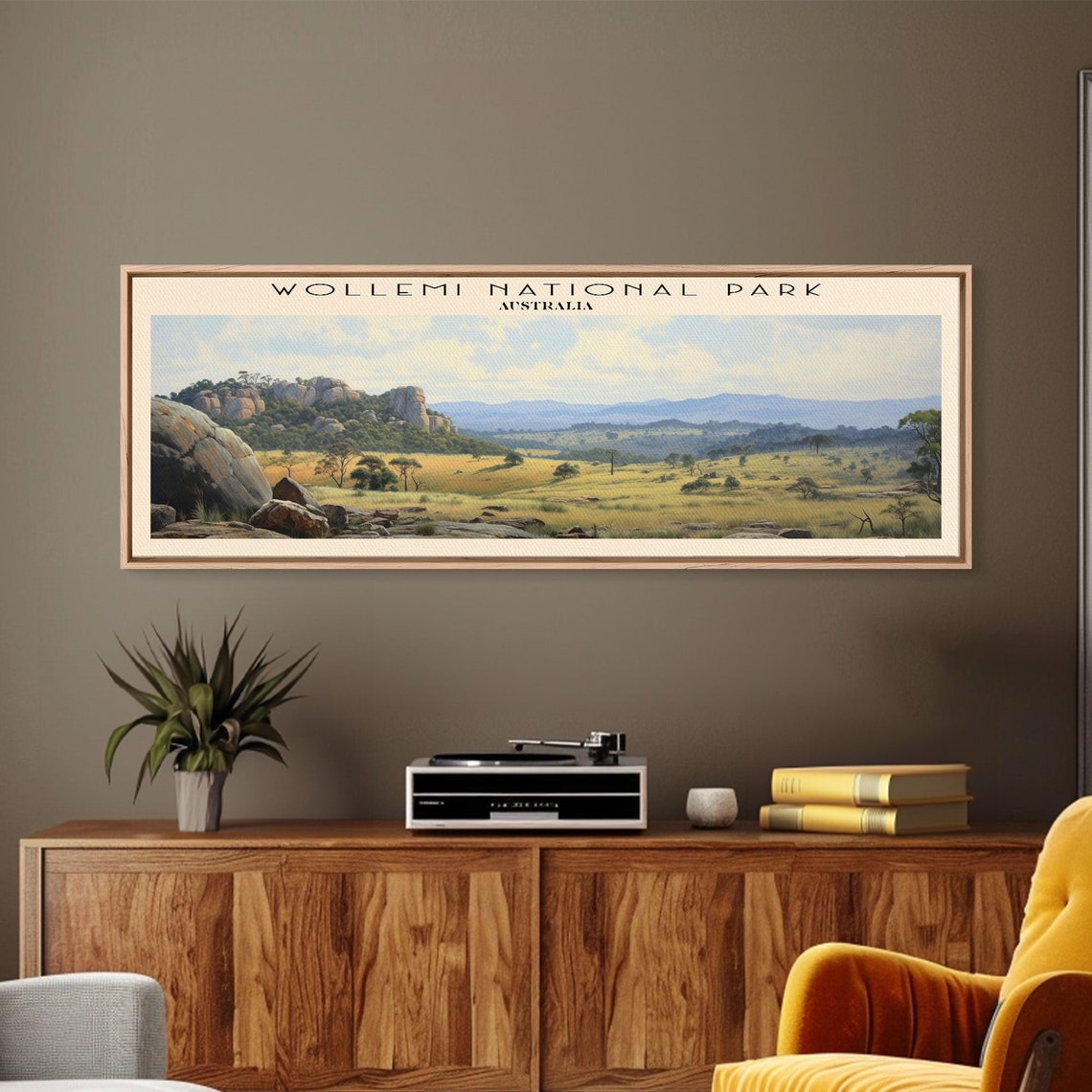 Wollemi National Park Australia Golden Plain Rock Formations Poster