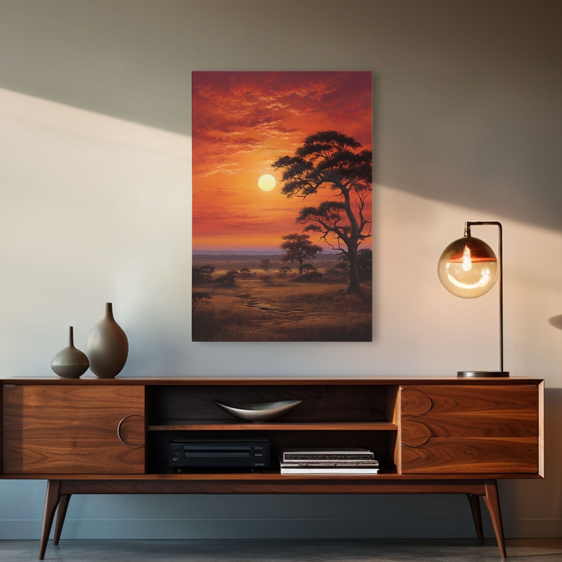 African Savannah Landscape, Retirement RV Decor - Image 4