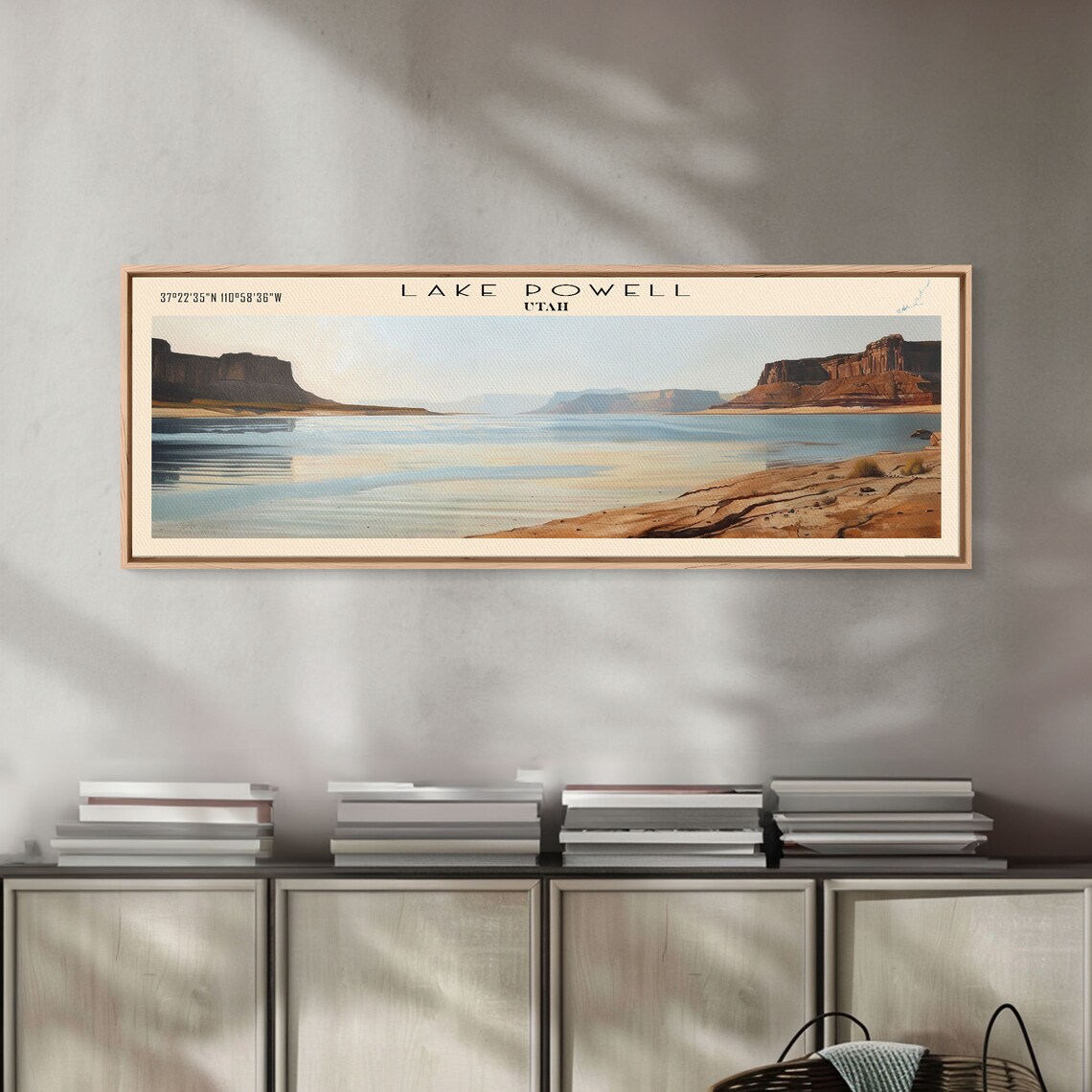 Lake Powell Utah Travel Poster, Lake House Decor - Image 3