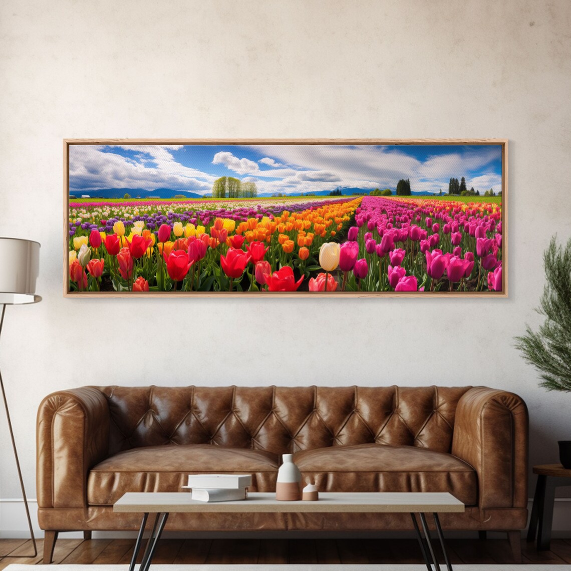 Skagit Valley Tulip Fields Panorama Art Print - Image 5