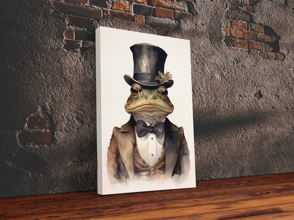 Toad Victorian Portrait, Vintage Style Art Print - Image 5