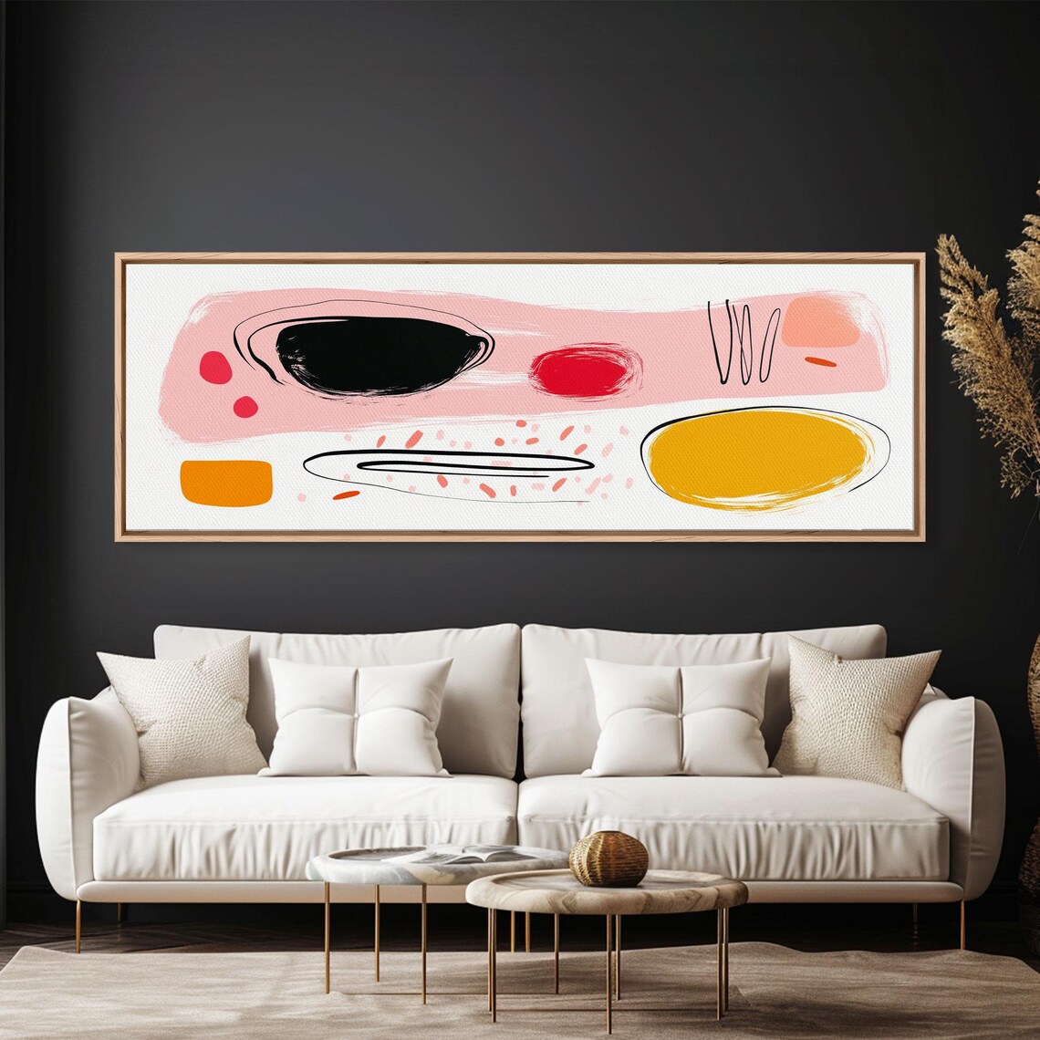 Meal For One Japanese Style Abstract Art Print - Image 5