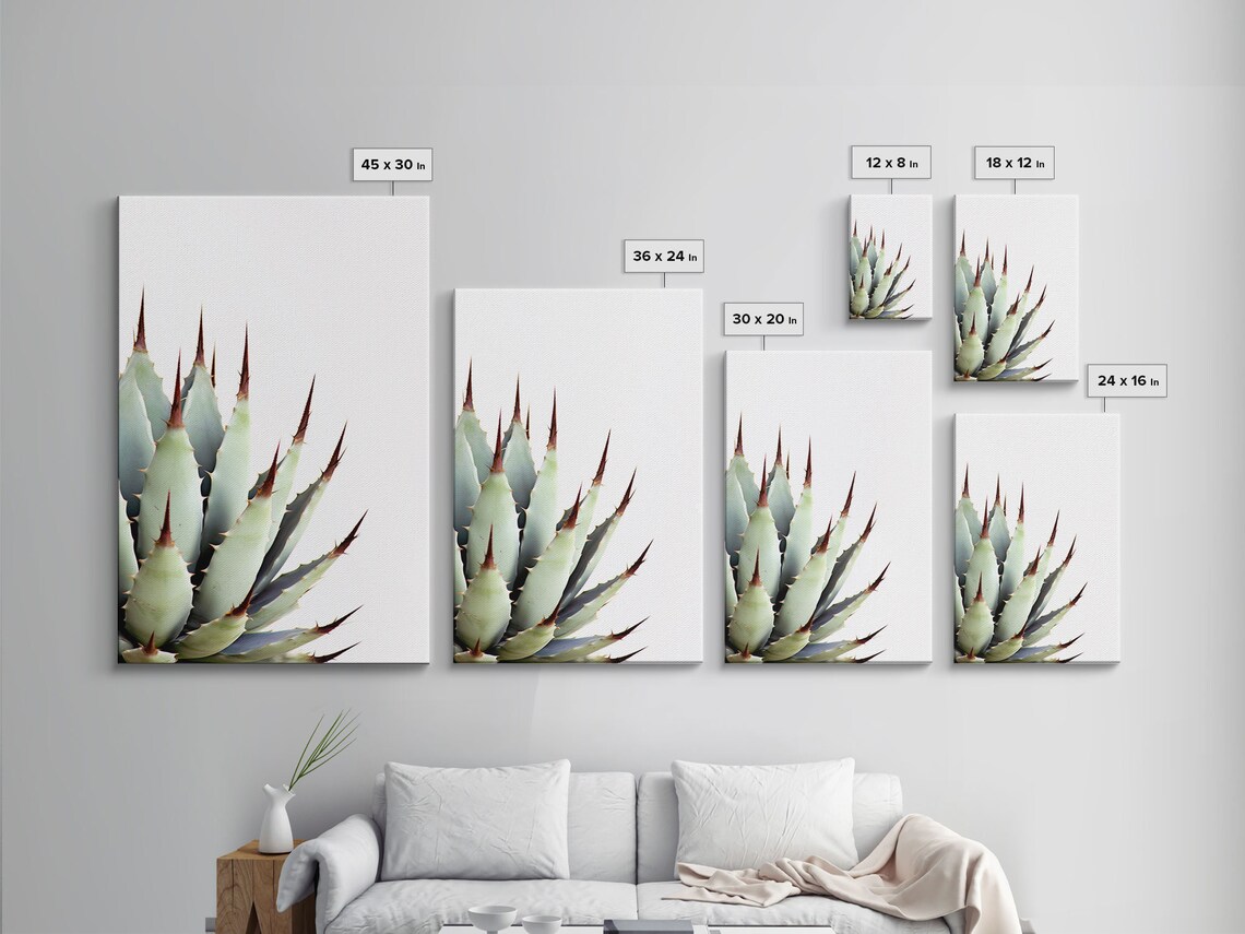 Desert Cactus Art Print, Modern Botanical Decor - Image 2
