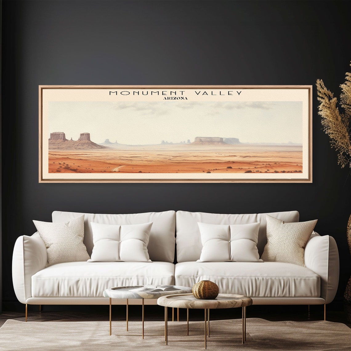 Monument Valley Arizona Red Sandstone Buttes Desert Panoramic Poster - Image 4