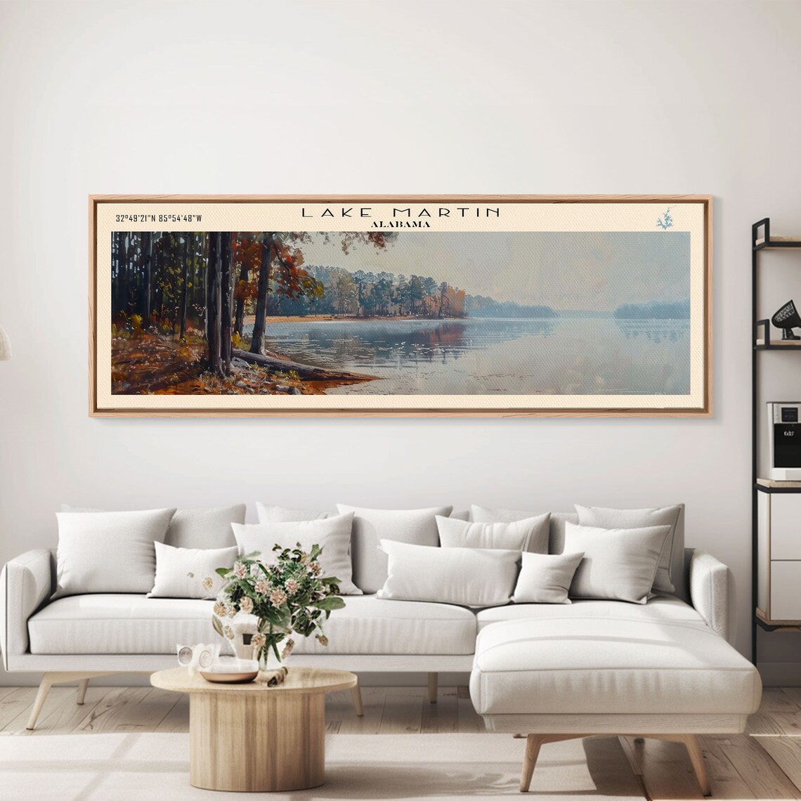 Lake Martin Alabama Scenic Lakeside Art Print - Image 3