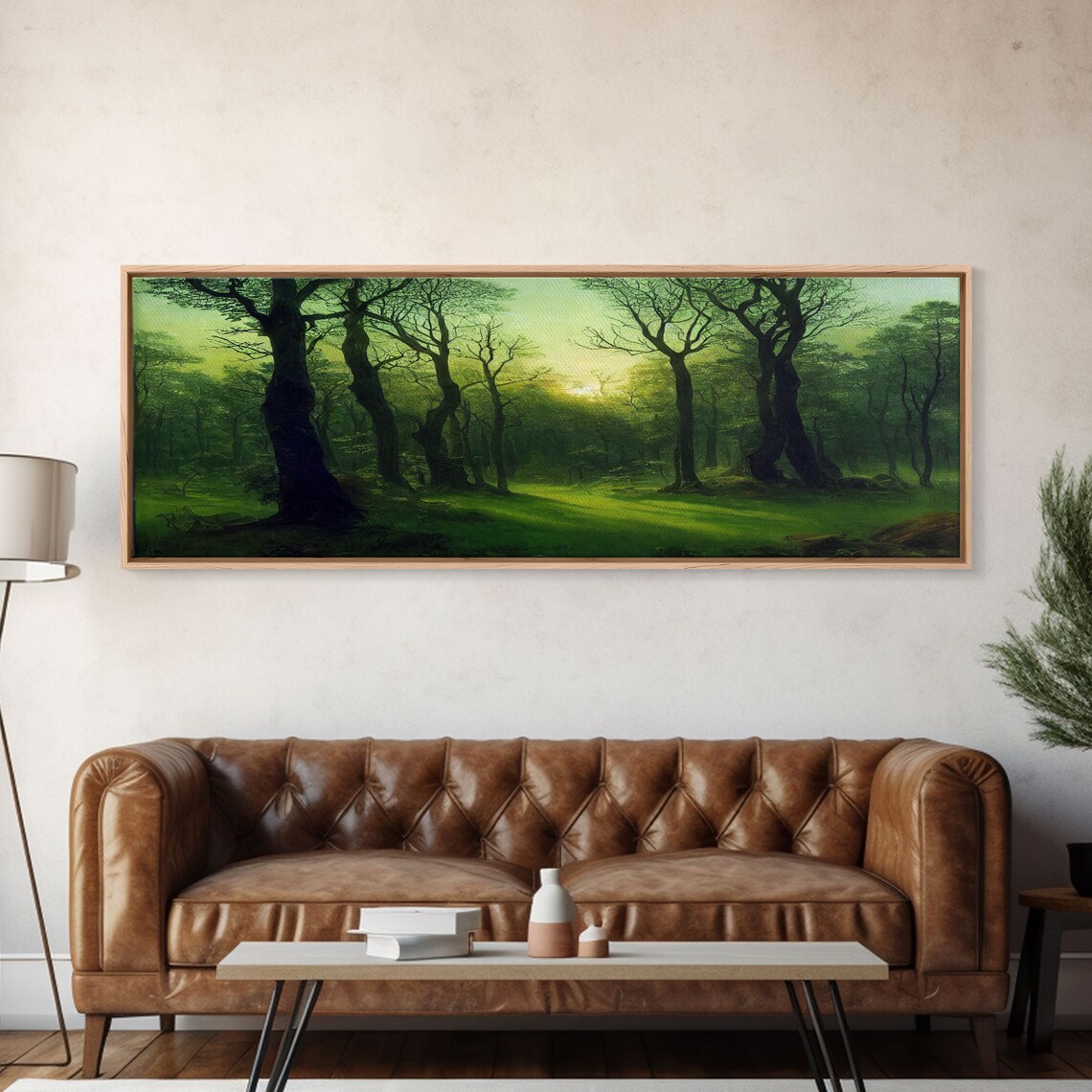 Fantasy Forest Art Print, Nature Landscape Poster