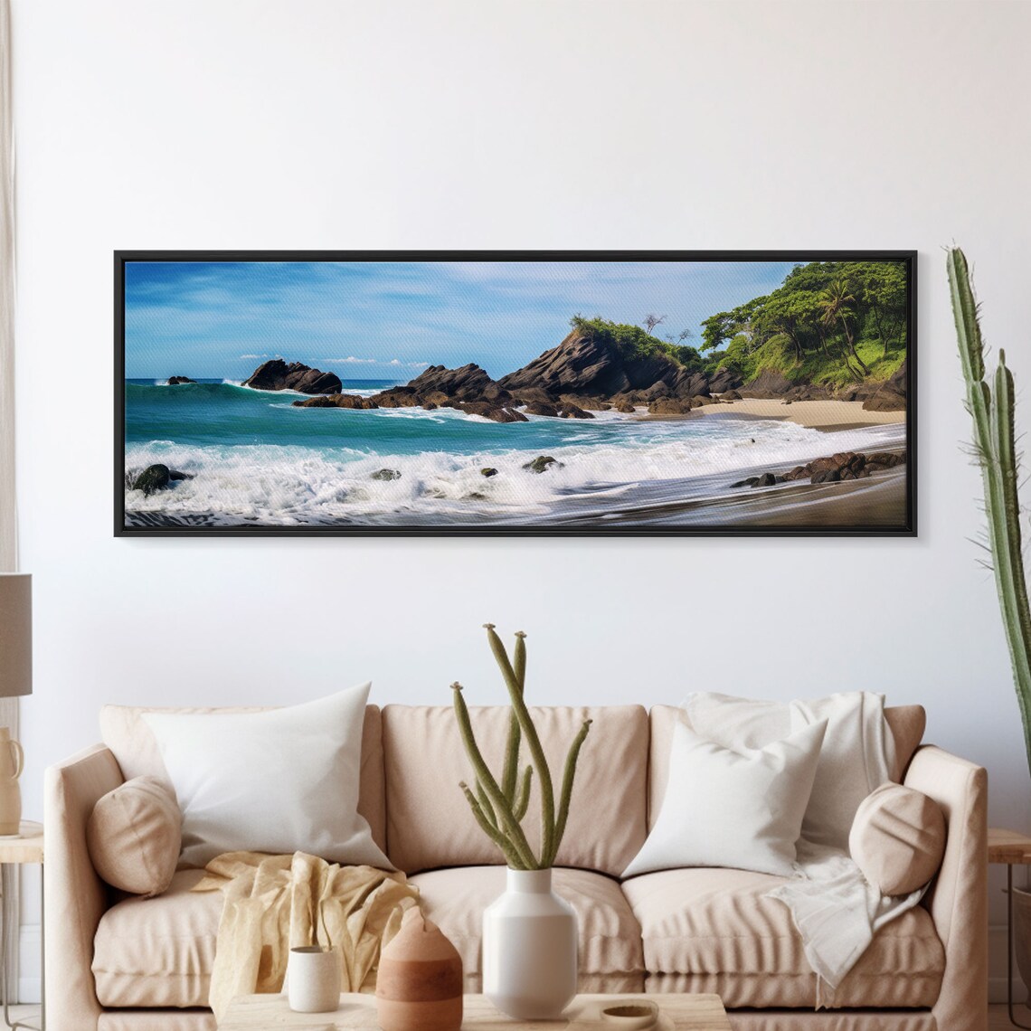 Costa Rica Beaches Panoramic Landscape Travel Poster - Image 5