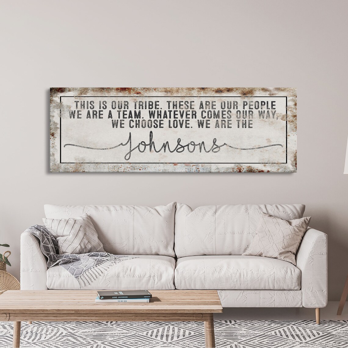 Family Name Sign, Inspirational Quote Wall Art Print - Image 2