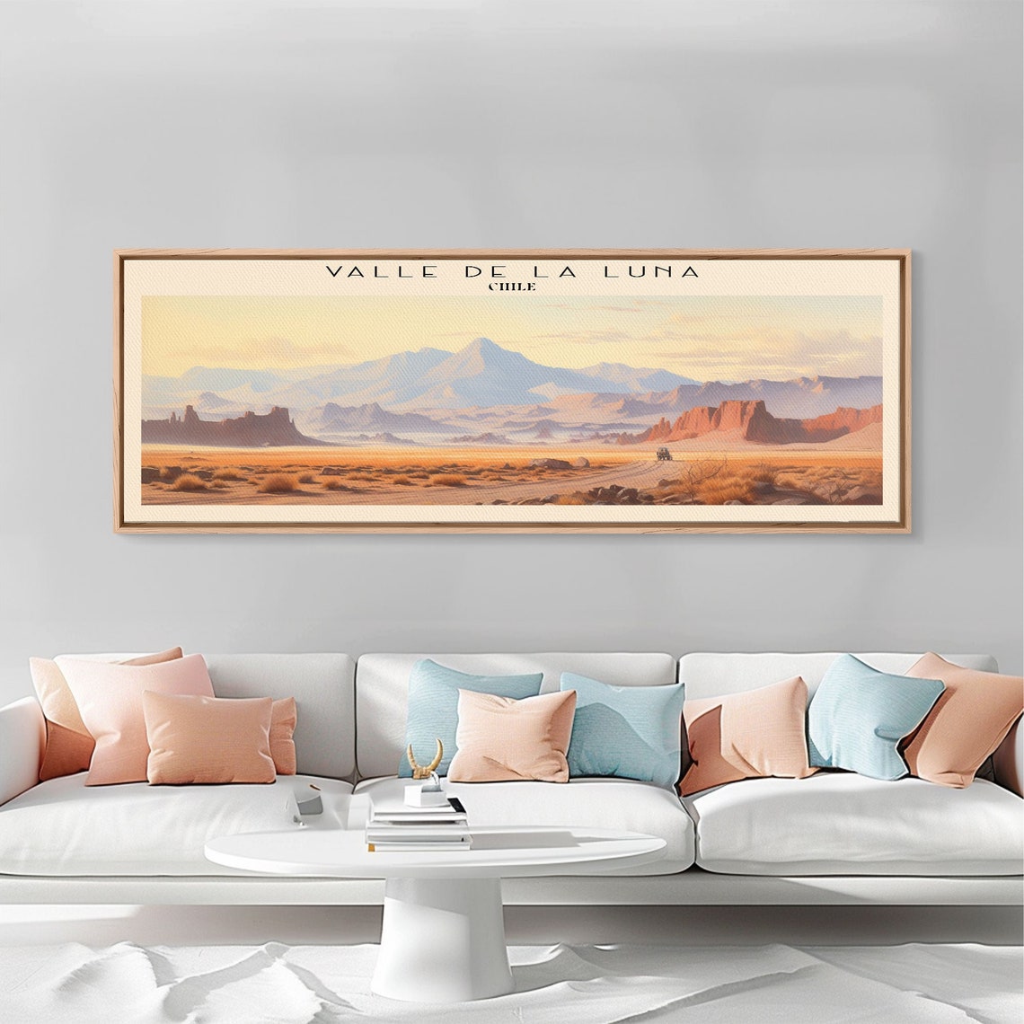 Valle de la Luna Chile Desert Sunset Red Rock Panoramic Travel Poster - Image 5