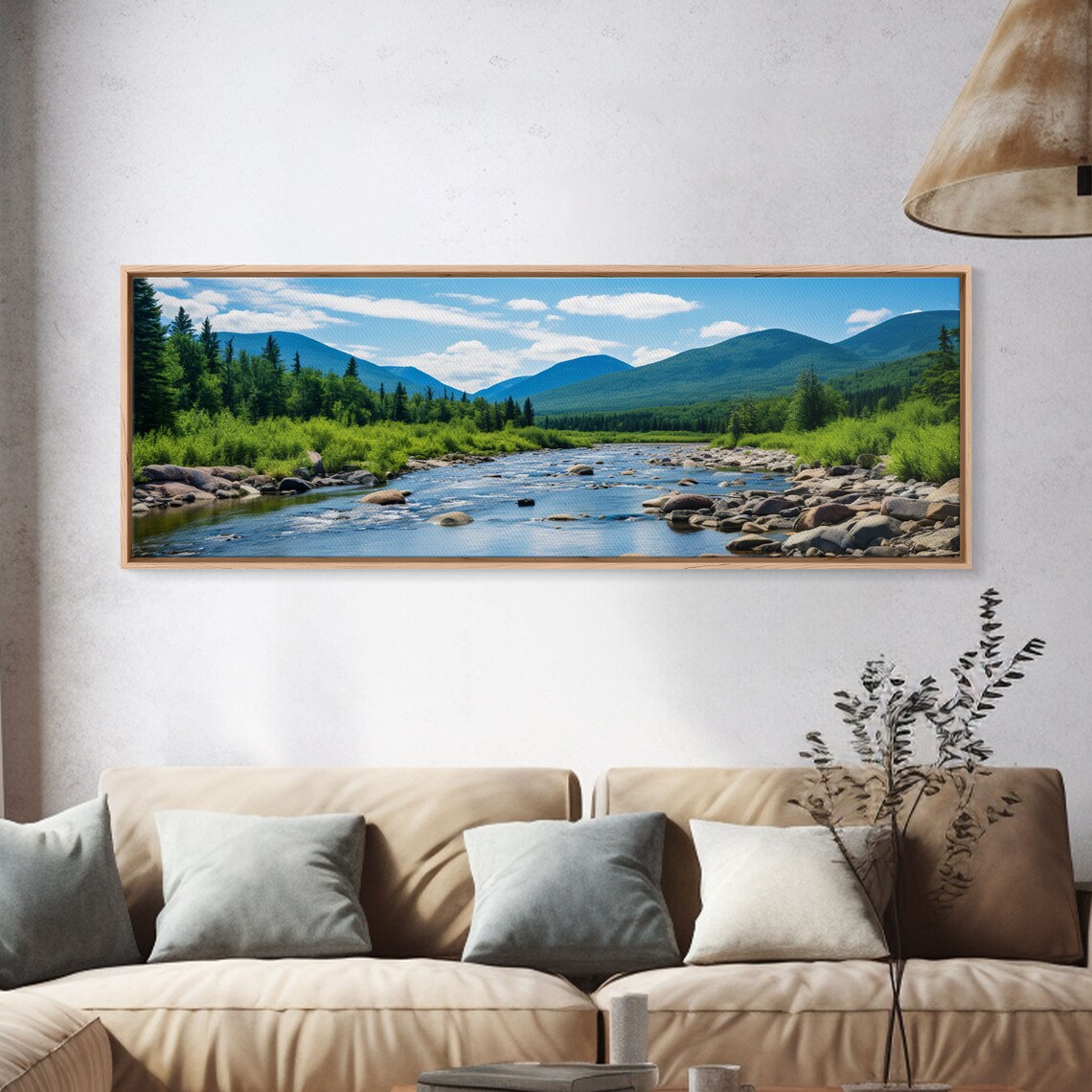 White Mountains New Hampshire Panoramic Art Print - Image 3