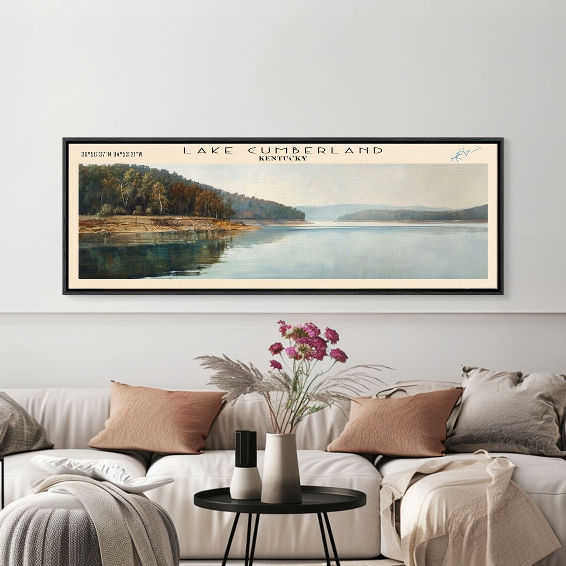 Lake Cumberland Kentucky Travel Poster, Scenic Lake - Image 2