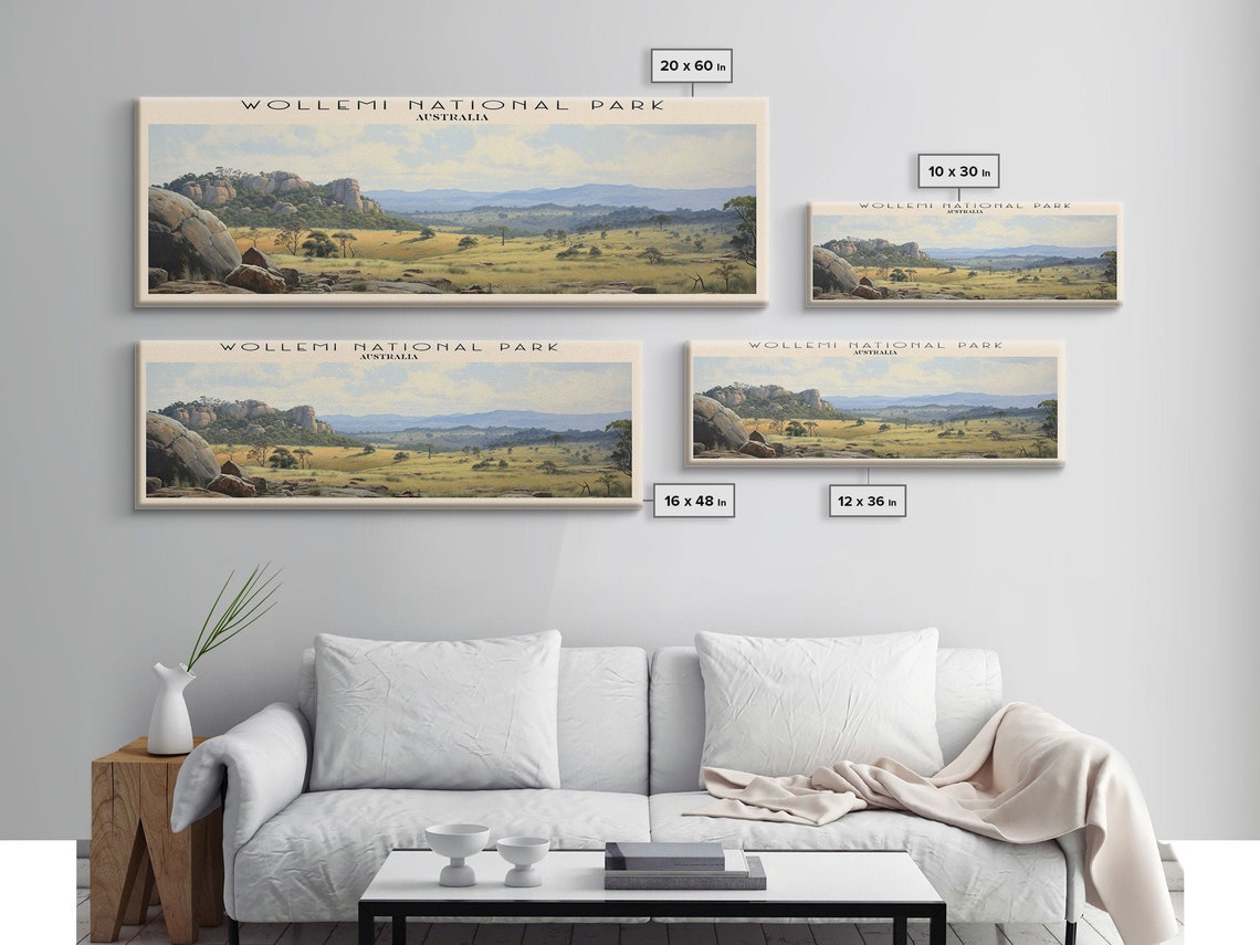 Wollemi National Park Australia Golden Plain Rock Formations Poster - Image 2