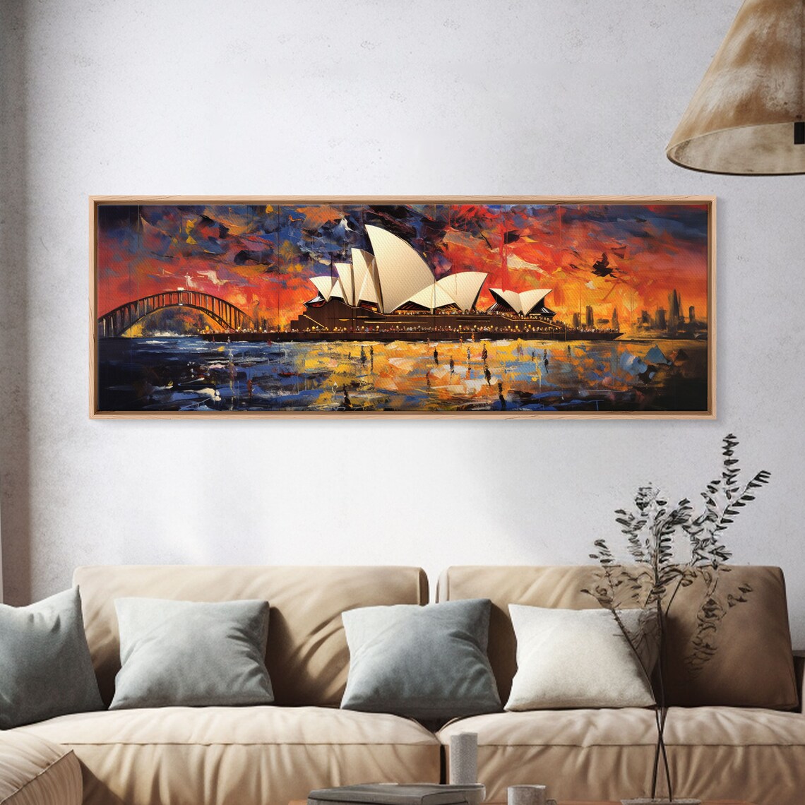 Sydney Opera House, Van Gogh-Inspired Australia Art Print - Image 4