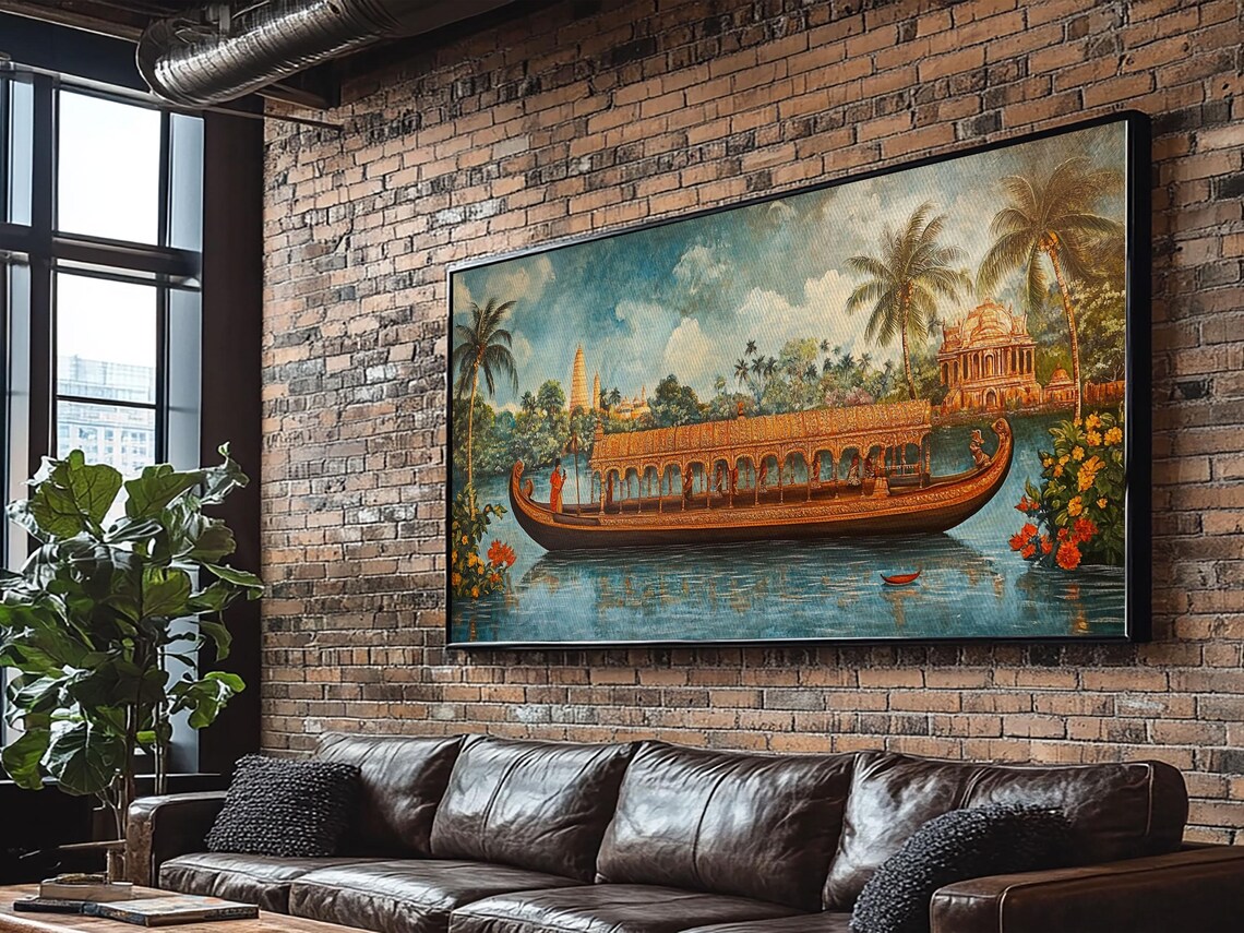 Kerala Jaipur Garden Mural Indian Wall Art Print