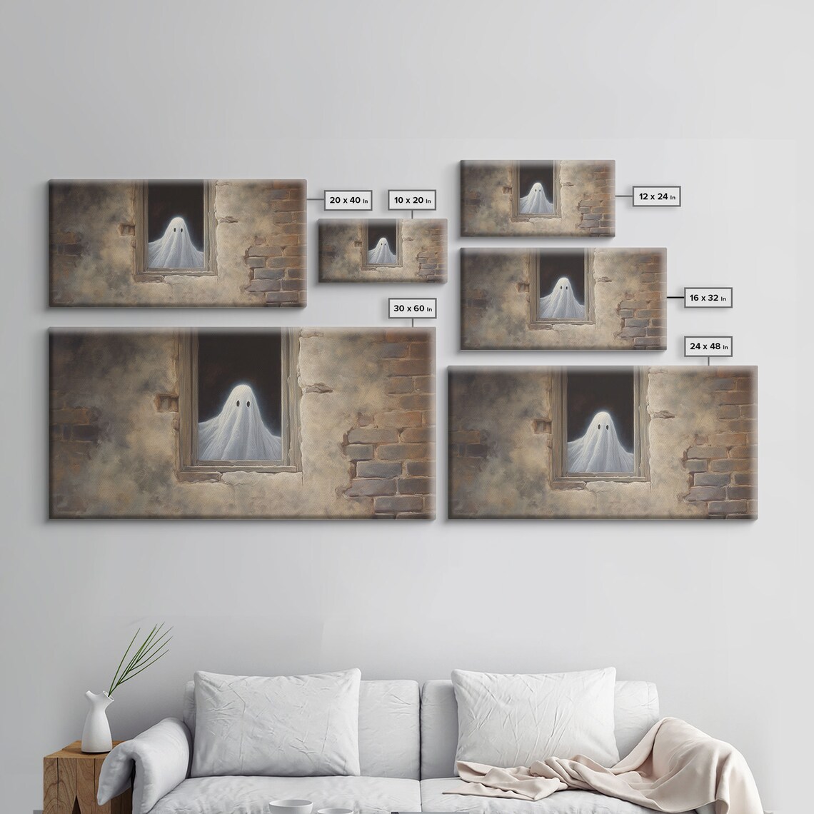 The Ghost In The Window, Funny Halloween Poster - Image 2