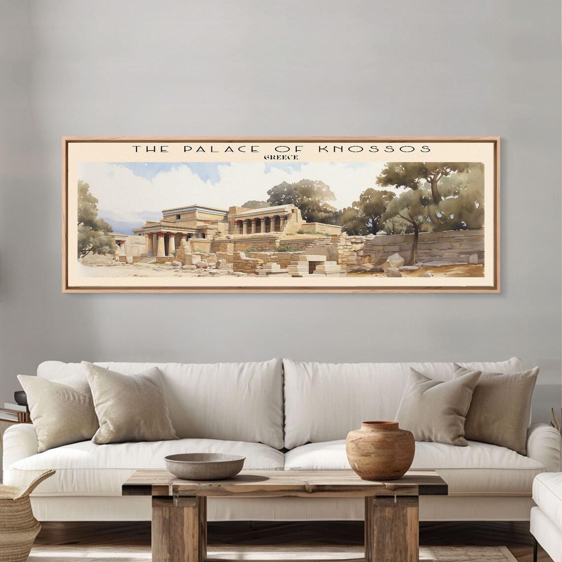 The Palace Of Knossos Retro Travel Poster Art Print - Image 6