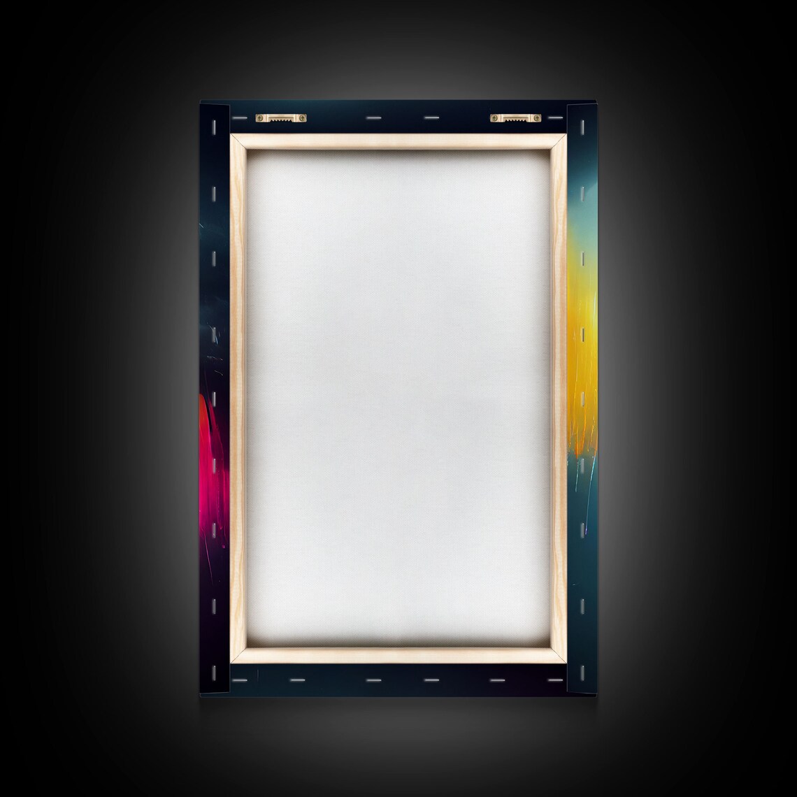 Rainbow In A Rain Cloud Abstract Poster Print - Image 2
