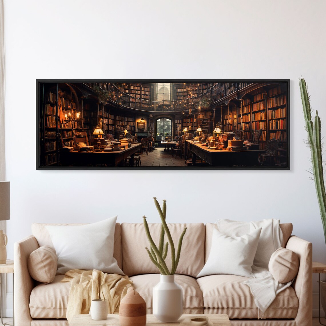 Paris Book Shop, Victorian Oil Painting Poster