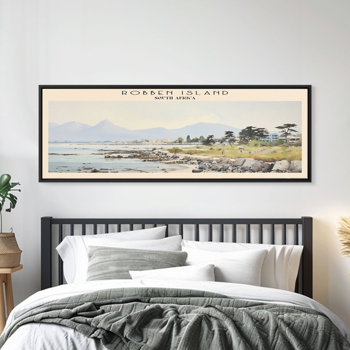 Robben Island Framed Print Travel Poster Panoramic Wall Art Home Decor Gift For Travel Lover Wall Hanging - Image 5