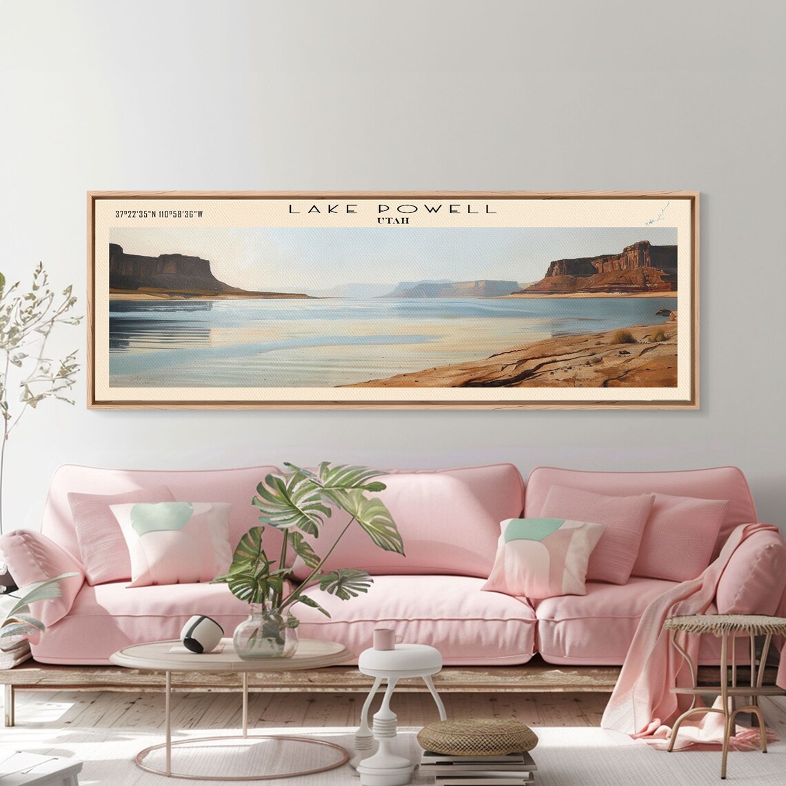 Lake Powell Utah Travel Poster, Lake House Decor - Image 2