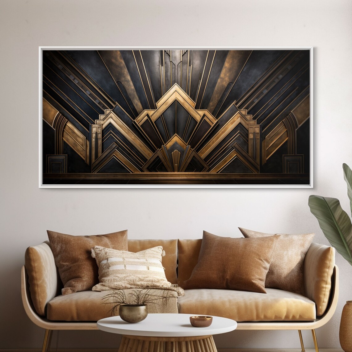 Black And Gold Art Deco Art Print, 1920s Retro Style - Image 6