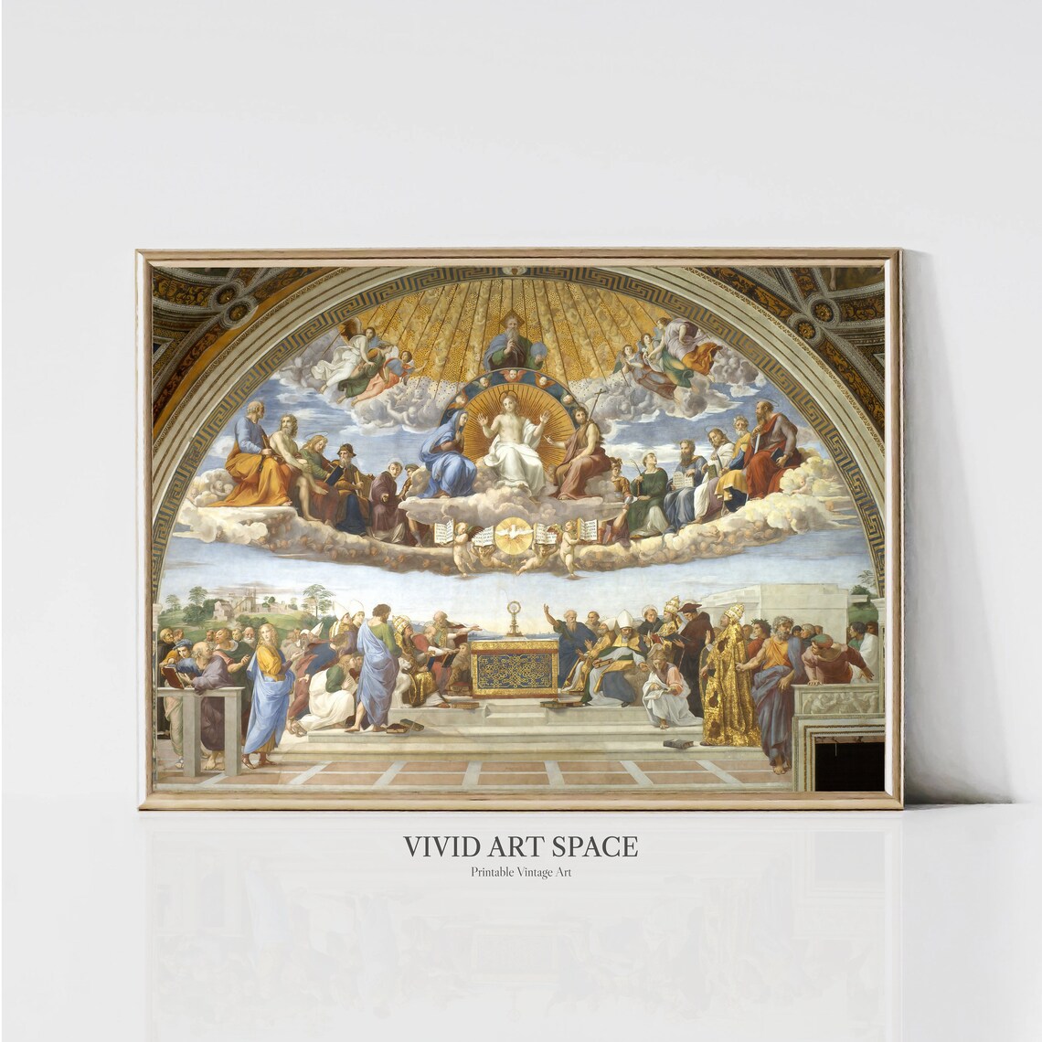 Raphael: Disputation Of The Holy Sacrament Art Print