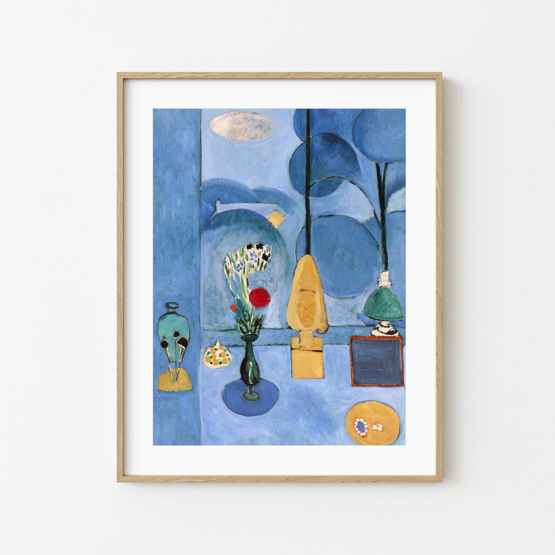 Matisse Blue Window Fauvism Abstract Art Print - Image 2
