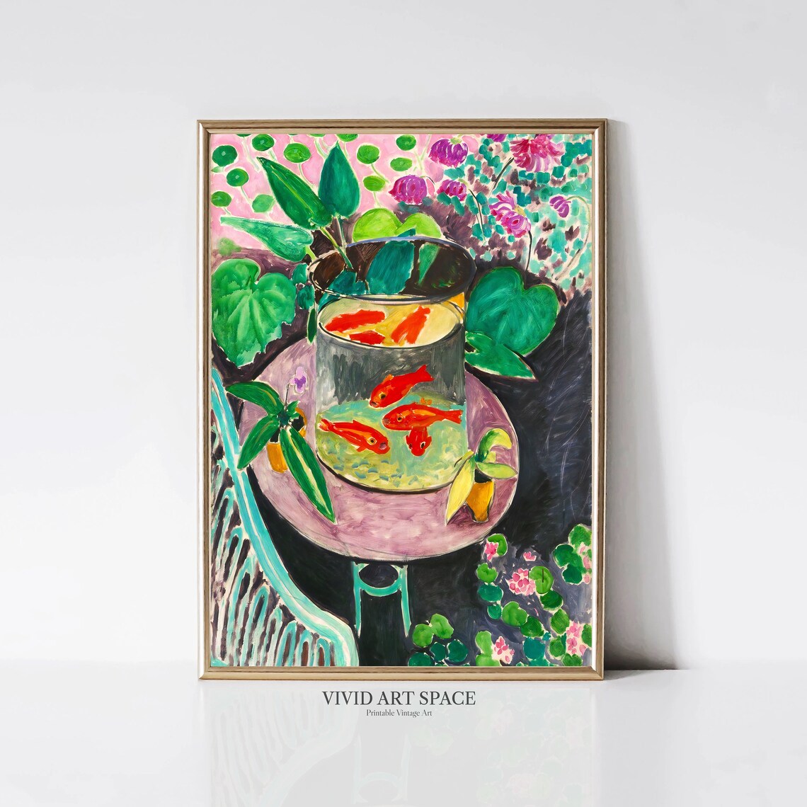 Henri Matisse Goldfish Modern Poster Print
