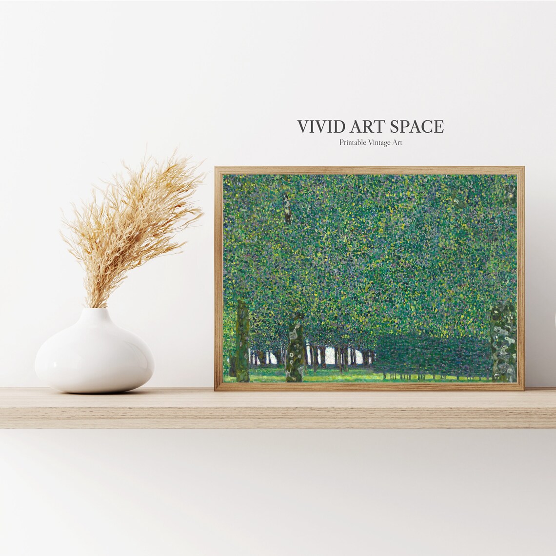 Gustav Klimt The Park Symbolist Landscape Art Print - Image 2