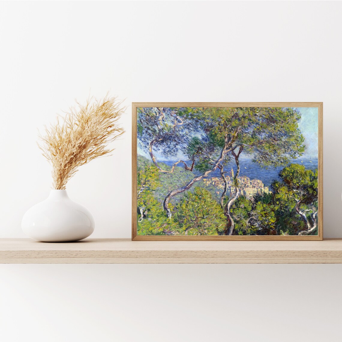 Claude Monet Italian Coastal Town Impressionist Art Print - Image 2
