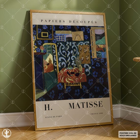Henri Matisse Poster Wall Art Painting Landscape Prints Museum
