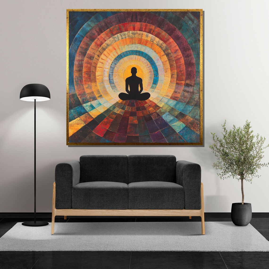 Abstract Meditation Painting, Mindfulness And Inner Peace - Image 5