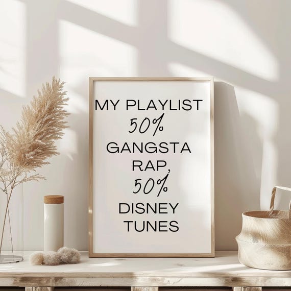 My Playlist Art Therapy Print Vintage Bar Cart Retro Wall Art Aesthetic Kitchen Decor Poster College Apartment Decor Funky